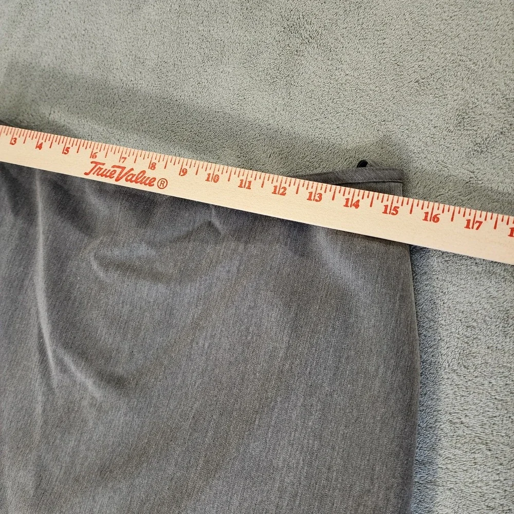Anne Kline  Pencil Skirt Women's Size‎ 10 Gray Classic Business Casual Side Zip